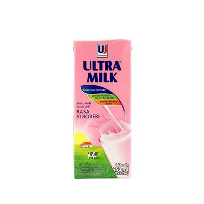 thumb-Susu UHT Ultra Milk Strawberry 250 ml