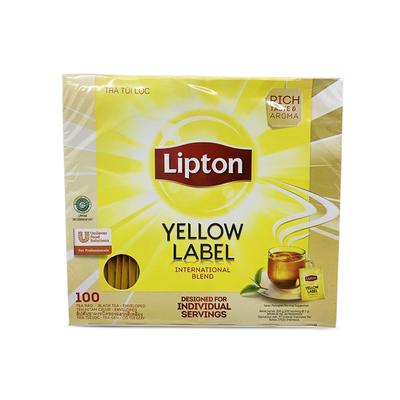 thumb-Lipton Black Tea Yellow Label (Isi 100 envelope)